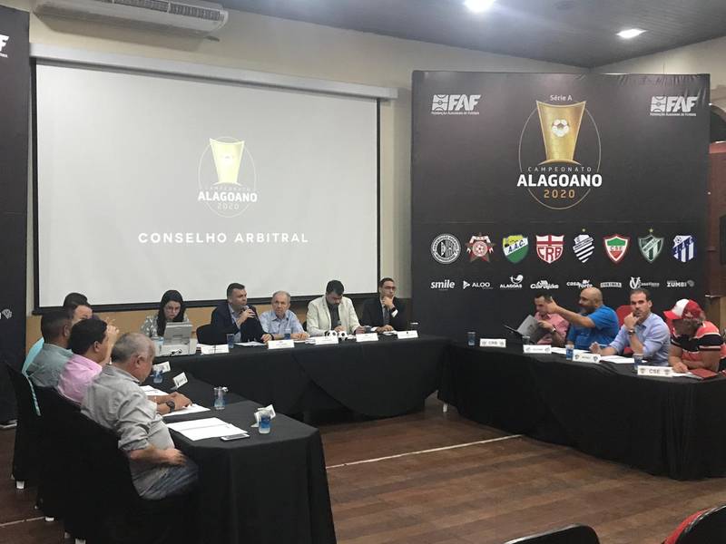 Dirigentes dos clubes e da FAF se reuniram no Conselho Arbitral para definições do Estadual de 2020 