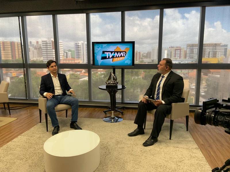 Marcelo Beltrão falou sobre eleições durante entrevista na TV Mar e lembrou que fez uma campanha ‘pé no chão’