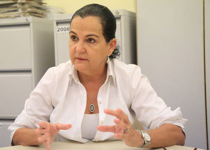 /Presidente do Sindfisco, Lúcia Beltrão diz que os servidores estaduais estão mobilizados