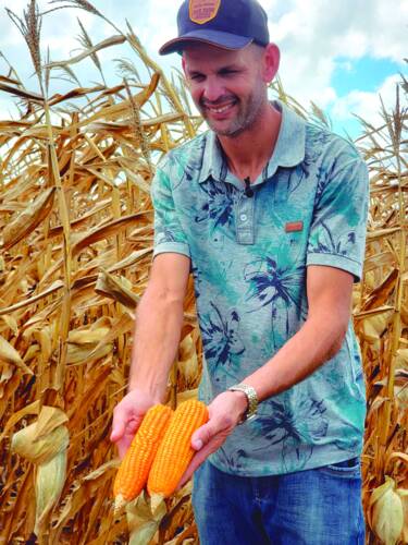 Gleiton Medeiros aposta na potencialidade da produção de milho na região de transição entre sertão e agreste